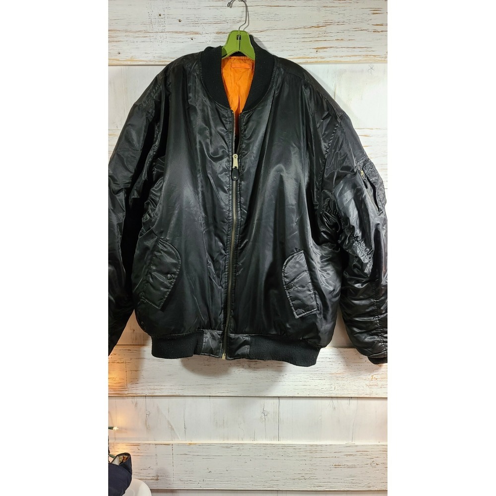 Mens RPK-2 Black Bomber Jacket 4XL@H